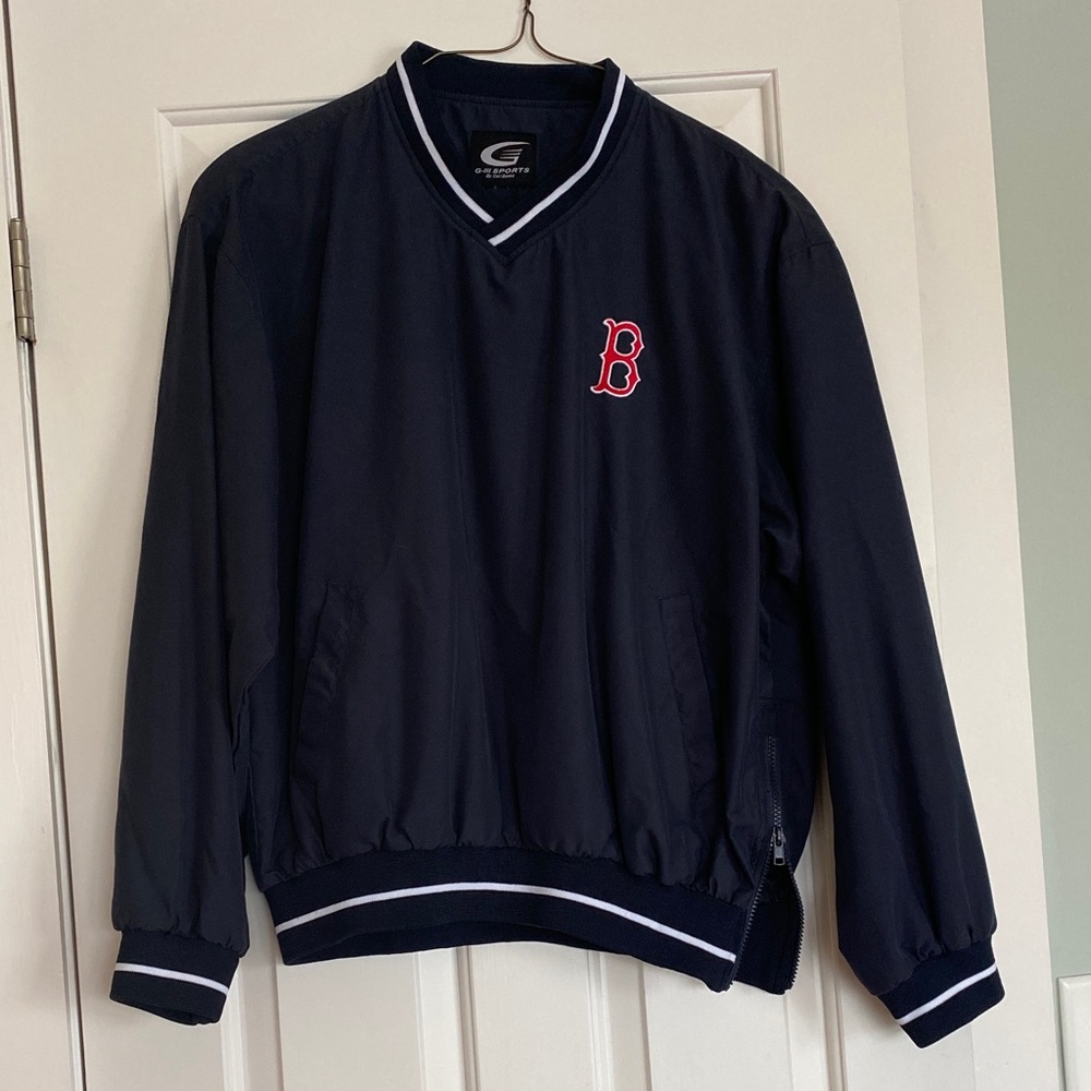 Boston Red Sox navy blue pullover Men’s Large